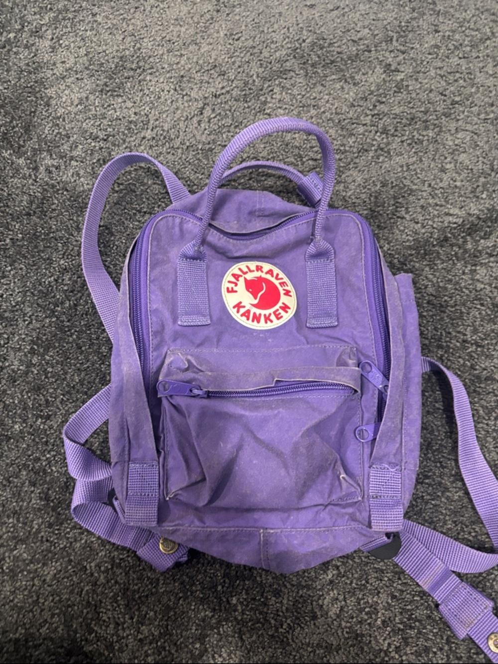 Fjällräven Kånken Mini Backpack in Purple